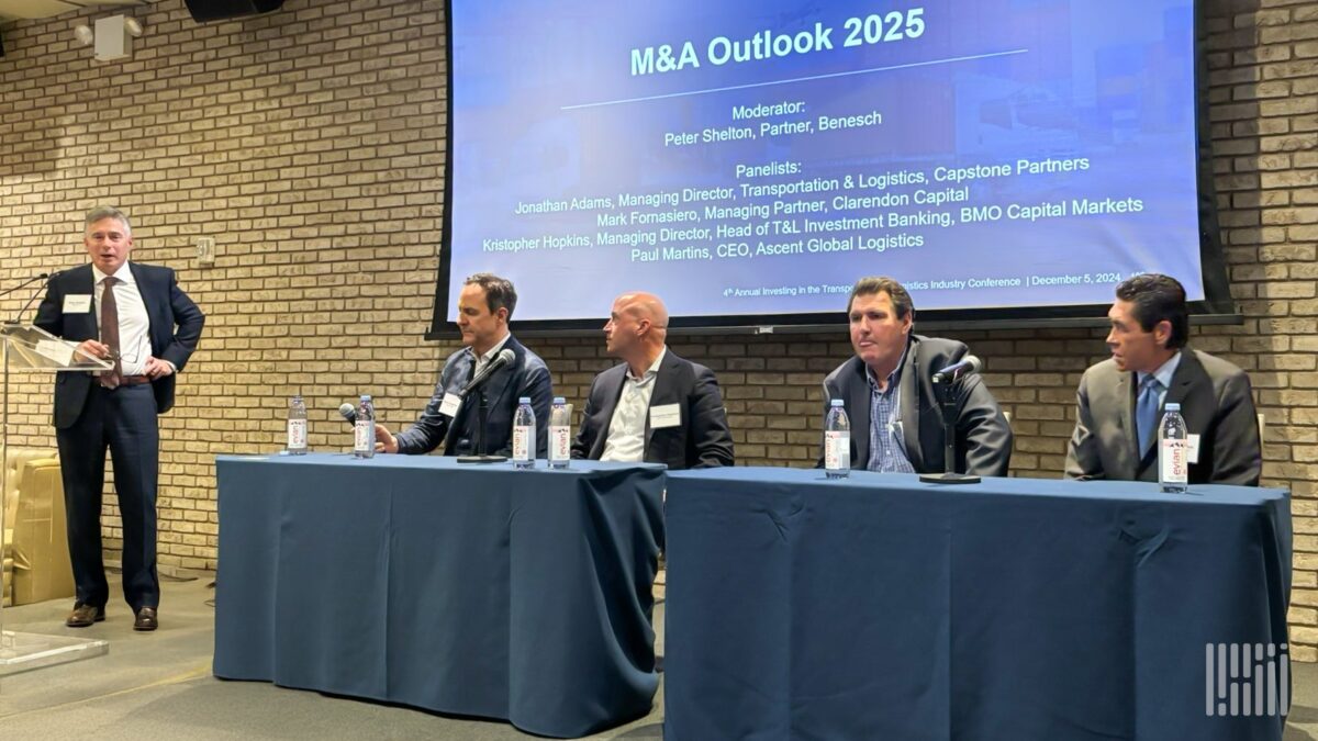 Benesch 2024: Pent-up dollars could be big factor in logistics M&A next year